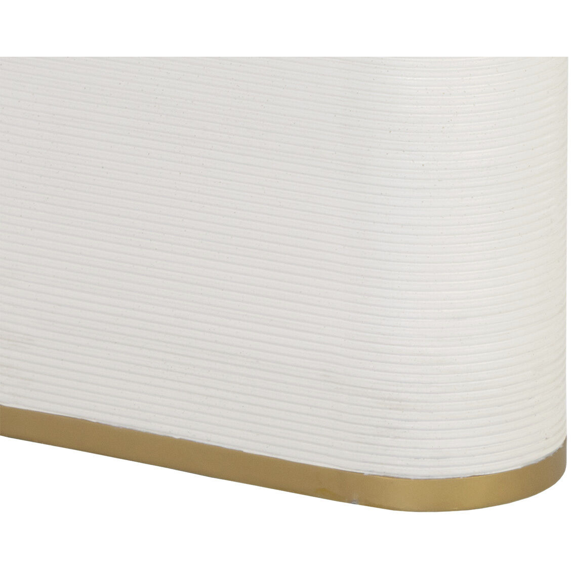 Aemond 86.5 X 41.25 inch Clear / White Outdoor Dining Table